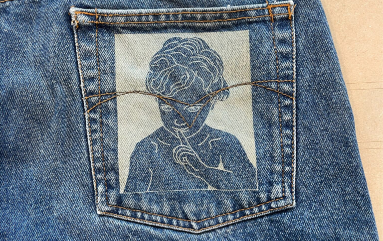 Saxion FabLab – Workshop ‘Bewerk je eigen jeans met de laser’ (@ Saxion FabLab)