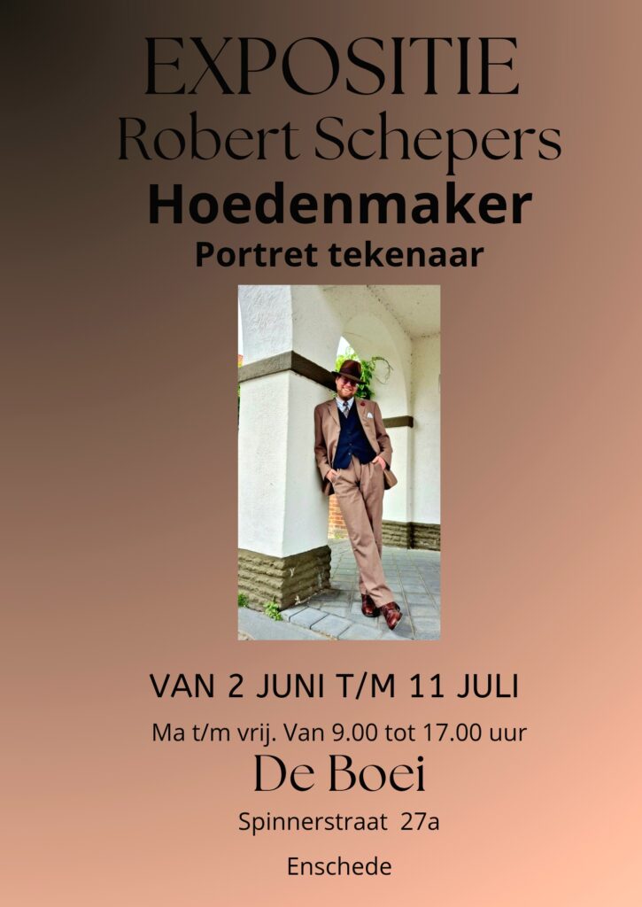 Robert Schepers – Hoedenmaker tentoonstelling (@ De Boei)