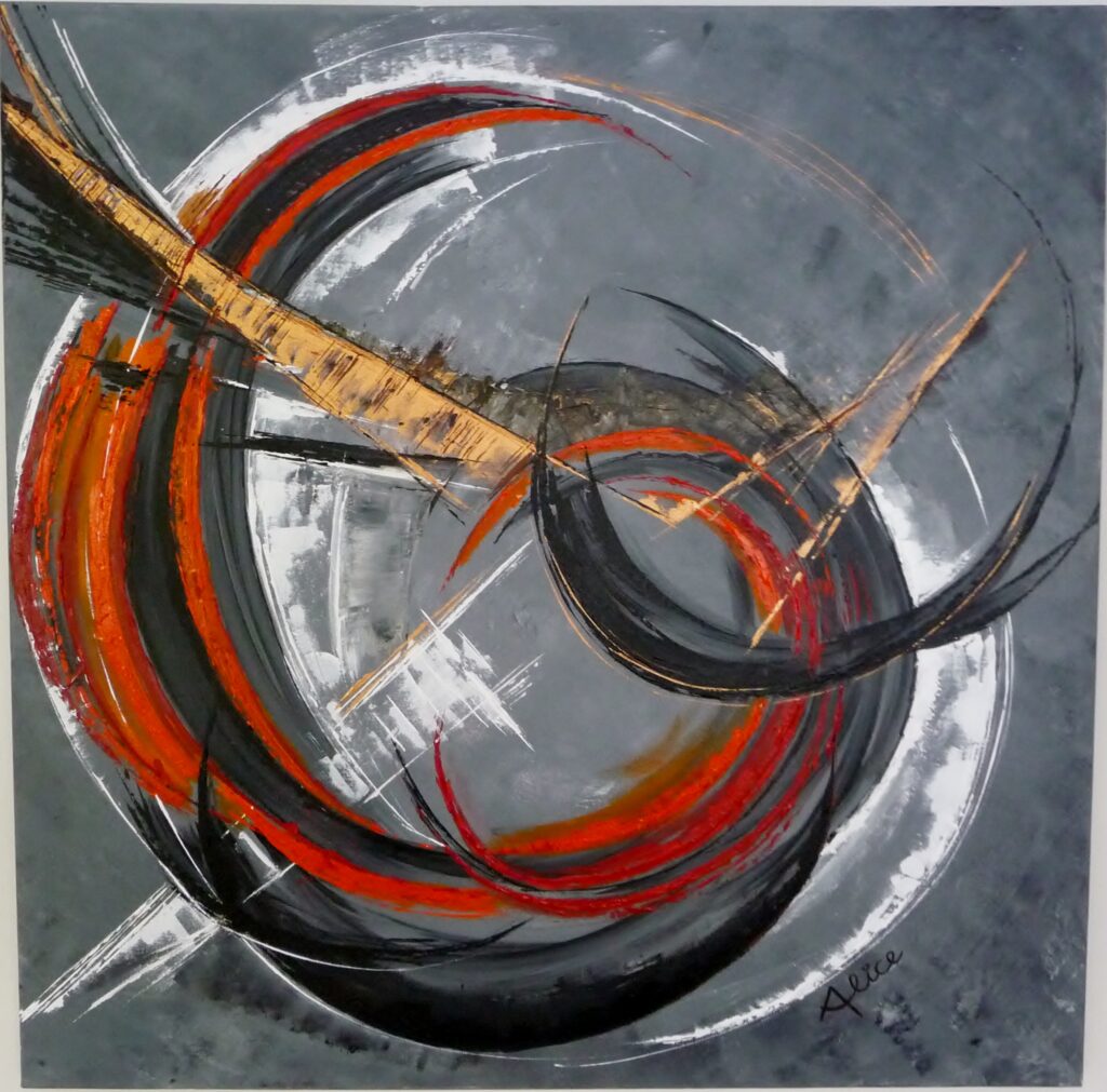 Alice Wildenborg – Expositie schilderijen ‘In beweging’ (@ Gezondheidscentrum Wesselerbrink)