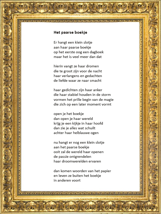 Paarse boekje - in lijst